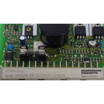 NEW BOSCH REXROTH VT3006-36-A AMPLIFIER CARD VT300636A