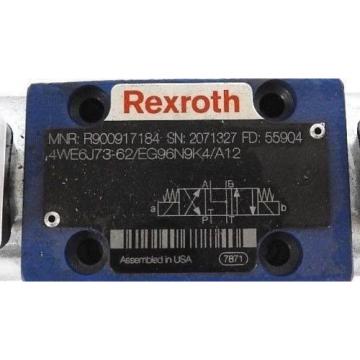 NEW REXROTH R900917184 DIRECTIONAL CONTROL VALVE 4WE6J73-62/EG96N9K4/A12