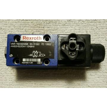 REXROTH Directional Control Valve R900905896 4WE6Y62/EW110N9K4 Used Ex. Cond.