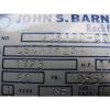 John S. Barnes Corp C6C17FZ5A Hydraulic w/Leeson 1/2 HP Motor 115/208230V Pump