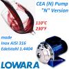 Lowara CEA AISI 316 Centrifugal CEA370/1N/D 1,1KW 1,5HP 3x230/400V 50HZ Z1 Pump #1 small image