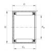 Drawn cup needle roller bearings with closed end - BK0609