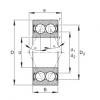 Angular contact ball bearings - 30/6-B-2RSR-TVH