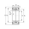 Axial angular contact ball bearings - ZKLN0619-2Z-XL