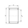 Drawn cup needle roller bearings with open ends - HN1412