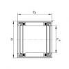 Drawn cup needle roller bearings with open ends - HK1010-2RS