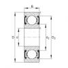 Deep groove ball bearings - 6004-C-2BRS