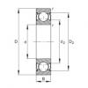 Deep groove ball bearings - 6202-C-2Z