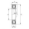 Spindle bearings - B7002-E-2RSD-T-P4S