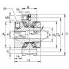 Axial conical thrust cage needle roller bearings - ZAXFM2575