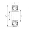 Self-aligning deep groove ball bearings - 203-XL-NPP-B