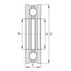 Axial deep groove ball bearings - 4401