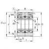 Axial angular contact ball bearings - ZKLF3590-2RS-2AP-XL