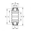 Self-aligning deep groove ball bearings - SK104-207-KRR-L402/70-AH12