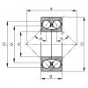 Angular contact ball bearings - 3305-DA-TVP