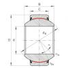 Radial spherical plain bearings - GE100-FW-2RS