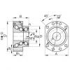 Angular contact ball bearing units - DKLFA40140-2RS