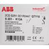 (10) ABB 2CDS251001R0447 S 201-K13A Miniature Circuit Breakers 1P 13A