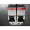 2pcs 1  pole 6A mini circuit breaker ABB S201C6 S201-C6 din rail mount