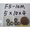 10Pcs F5-10M Axial Ball Thrust Bearings 5mm x 10mm x 4mm