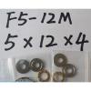 1pcs 5 x 12 x 4 mm F5-12M Axial Ball Thrust quality Bearing 3-Parts 5*12*4 ABEC1 #1 small image