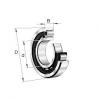 NU1032-M1 FAG Cylindrical roller bearings NU10, main dimensions to DIN 5412-1, n