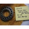 SNR ball bearings Brazil 1208 2 row ball race bearing. 40mm id x  80mm od x 18mm wide. Self aligning. #1 small image