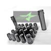 24 BLACK 6 SPLINE LUG NUTS + KEY | 12X1.5 | FITS TOYOTA FJ TACOMA TUNDRA 4RUNNER #5 small image