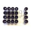 VW Wheel Lug Nut Bolt Cover Caps With Lock Bolt Caps 16 Reg &amp; 4 Lock Caps OEM