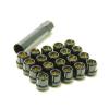 MUTEKI WHEEL LOCK LUG NUT 12x1.5 M12 P1.5 BLACK OPEN END #2 small image