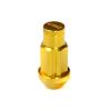 Type-4 50mm Wheel Rim Closed End Lug Nuts 20 PCS Set M12 X 1.5 GOLD w/ LOCK