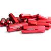 20PC CZRracing RED EXTENDED SLIM TUNER LUG NUTS LUGS WHEELS/RIMS M12/1.5MM #1 small image