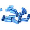 20PC CZRRACING BLUE SHORTY TUNER LUG NUTS NUT LUGS WHEELS/RIMS FITS:HONDA