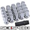 20 CHROME STEEL LOCKING HEPTAGON SECURITY LUG NUTS LUGS WHEELS/RIMS 12X1.5 L07