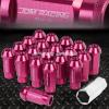 20X 50MM RIM ANODIZED WHEEL LUG NUT+ADAPTER KEY FOR IS250 IS350 GS460 PINK #1 small image