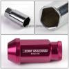 20X 50MM RIM ANODIZED WHEEL LUG NUT+ADAPTER KEY FOR IS250 IS350 GS460 PINK #5 small image
