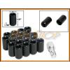 20 TUNER WHEEL LOCK LUG NUTS 8 POINT KEY 12X1.5 12 1.5 ACORN OPEN END BLACK M #1 small image