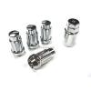 4 Premium Chrome Spline Drive Locking Lug Nuts/Wheel Locks, 9/16-18, 1.90&#034; Tall