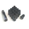 24 Premium Black 6 Spline Drive/Tuner Wheel/Lug Nuts (7/16&#034;-20) Wheel Locks New #1 small image