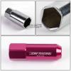 20PCS M12 X 1.5 EXTENDED ALUMINUM LOCKING LUG WHEEL ACORN TUNER LOCK NUTS PINK #5 small image