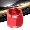 Red Aluminum Female Tube/Line Sleeve Nut Flare Oil/Fuel 8AN Fitting Adapter