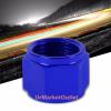 Blue Aluminum Female Tube/Line Sleeve Nut Flare Oil/Fuel 16AN Fitting Adapter