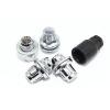 4 Chrome Factory OE Style Wheel Lug Nut Locks 12x1.5 Toyota 4Runner Tacoma Rav4