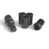 (4) 14x1.5 TUNER LUG NUTS 8 POINT BLACK WHEEL LOCK MOST CHEVROLET GMC FORD TRUCK #1 small image