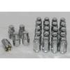 14MM 1.50 WHEEL RIM INSTALL KIT SET CHROME LUG NUTS LOCKS LONG BULGE ACORN SEAT