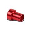 RED 3-AN AN3 TUBE SLEEVE FLARE FITTING ADAPTER FOR ALUMINUM/STEEL HARD LINE