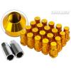 Godspeed Type4 50mm 31g FORGED RIM WHEEL LOCK LUG NUTS 12x1.25 w/ Key GOLD a #1 small image