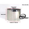 Stainless Steel Exhaust Reducer Sleeve Swaged Pipe Back Box Adapter Connector