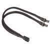 SHARKOON-3-PIN Y-KABEL SLEEVE 0,20M, ADAPTER-ADAPTER/CABLE SHARKOON NEU