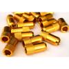 20PC CZRRACING GOLD SHORTY TUNER LUG NUTS NUT LUGS WHEELS/RIMS FITS:HONDA